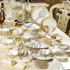 Customizable Luxury Family Dinner Set - Elegant Touch